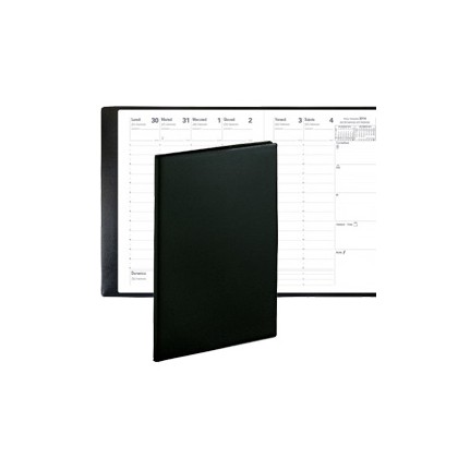 Agenda settimanale Ministro 16X24cm Impala nero 2021 Quo Vadis 015113Q