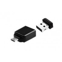 MEMORIA USB2.0 16GB STORE  STAY NANO + OTG MICRO USB ADAPTER 49821