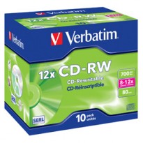 SCATOLA 10 CD-RW DATALIFEPLUS 8X-10X 700MB SERIGRAFATO_RISCRIVIBILE 43148