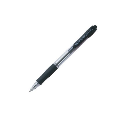 PENNA SFERA SCATTO SUPER GRIP NERO FINE 0.7MM PILOT 001531 - Conf da 12 pz.