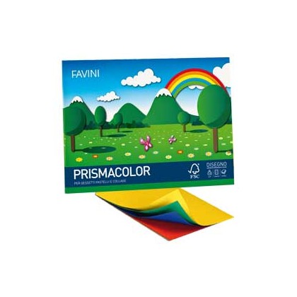 Album PRISMACOLOR 10fg 128gr 24x33cm monoruvido FAVINI A12X244 - Conf da 20 pz.