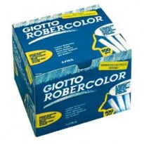 SCATOLA 100 GESSETTI TONDI BIANCO GIOTTO 538800