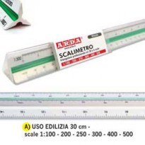 SCALIMETRO ISOTECK ARDA 30CM PER EDILIZIA (SCALE 1100-200-250-300-400-500) 109