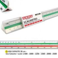 SCALIMETRO ISOTECK ARDA 30CM PER CATASTO (SCALE 1500-1000-1250-1500-2000-2500) 111