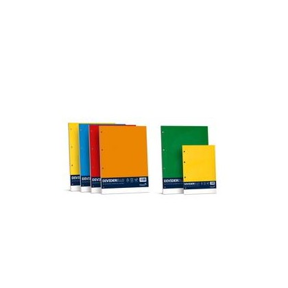 10 separatori in cartoncino colorato 220gr 15x21cm DIVIDERELLO FAVINI A56Y105