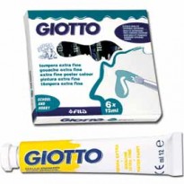 TEMPERA GIOTTO TUBO 4 (12ML) BLU COBALTO 16 35201600 - Conf da 6 pz.