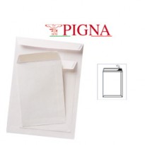 100 buste sacco COMPETITOR FSC  bianca strip adesivo 250x353mm 80gr Pigna 0099069B4