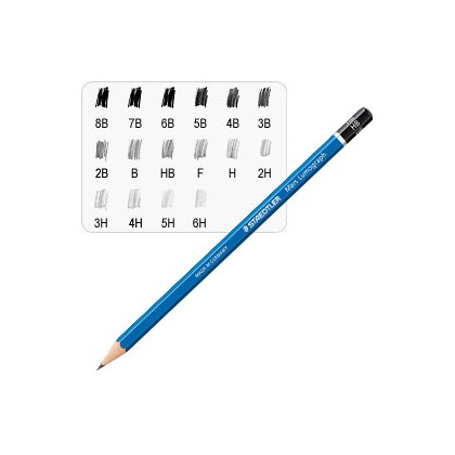 Matita grafite Mars 100-6H Staedtler 100-6H - Conf da 12 pz.