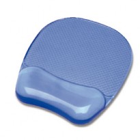 Mousepad CON POGGIAPOLSI IN GEL TRASPARENTE BLU 9114120