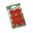 BLISTER 12 MAGNETI MR-30 ROSSO DIAM.30MM MR-30-R