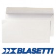 500 BUSTE BIANCHE 110X230MM 90GR S/FINESTRA C/STRIP BLASETTI 048