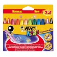 ASTUCCIO 12 PASTELLI KIDS PLASTIDECOR TRIANGLE BIC 8297732