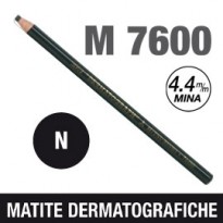 Matita dermotografica 7600 nero UNI MITSUBISHI M 7600 N - Conf da 12 pz.