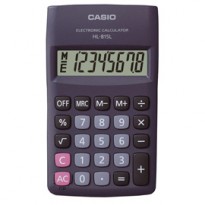 CALCOLATRICE HL-815L BK 8 CIFRE TASCABILE CASIO HL-815L-BK-W-GP