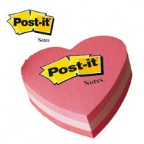 BLOCCO CUORE 225 foglietti Post-it 70x70mm 2007-H 72gr 7100172402