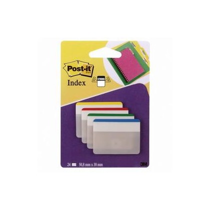 BLISTER 24 Post-it INDEX STRONG 686F-1 50,8X38MM X ARCHIVIO 5271