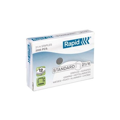 Scatola 2000 punti STANDARD RAPID 21/4 (6/4) 24867500 - Conf da 10 pz.