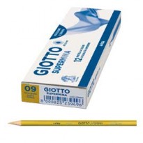 Pastello Giotto Supermina monocolore giallo ocra 09 23900900 - Conf da 12 pz.