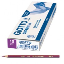 Pastello Giotto Supermina monocolore porpora 15 23901500 - Conf da 12 pz.