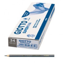 Pastello Giotto Supermina monocolore grigio caldo 34 23903400 - Conf da 12 pz.