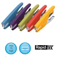 Cucitrice a pinza RAPID S51 SOFT GRIP viola 10538741