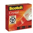NASTRO ADESIVO Scotch CRYSTAL CLEAR 600 66MTX19MM 30604