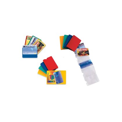 5 Porta Card6 color assortiti in pvc 6 tasche 5,8x8,7cm SEI ROTA 48421690