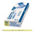 Pastello Giotto Supermina monocolore giallo limone 02 23900200 - Conf da 12 pz.