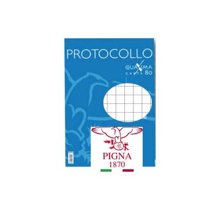 PROTOCOLLO A4 5MM 200FG 80GR PIGNA 02156215M