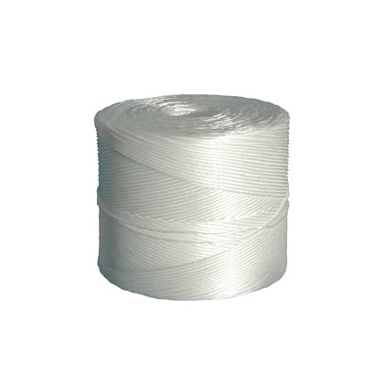 BOBINA DI SPAGO BIANCO IN FIBRA PPL 1/500 1000MT 2KG 1554