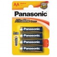 BLISTER 4 PILE STILO ALKALINE AA 1,5V PANASONIC C500006