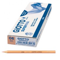 Pastello Giotto Supermina monocolore pesca 06 23900600 - Conf da 12 pz.