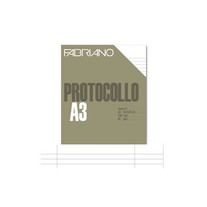 PROTOCOLLO A4 USO BOLLO 200FG 60GR FABRIANO 02310560