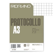 Protocollo 5mm 200fg 60gr f.to A3 chiuso (21x29,7cm) Fabriano 02810560