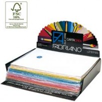 Expo 260 cartoncino 35x50cm 220gr ass. in 25 colori Cartacrea Fabriano 46403550