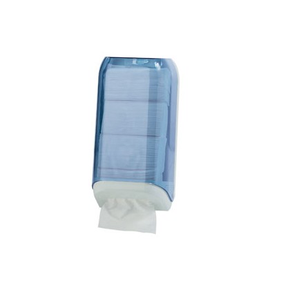 DISPENSER CARTA IGIENICA IN FOGLI TRASPARENTE/BIANCO MAR PLAST A62110