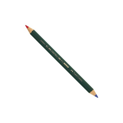 MATITA BICOLORE GROSSA ROSSO-BLU 873 FABER CASTELL 117500 - Conf da 12 pz.