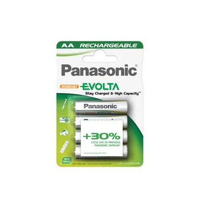 BLISTER 4 PILE STILO RICARICABILI AA 1,2V INFINIUM PANASONIC C307016