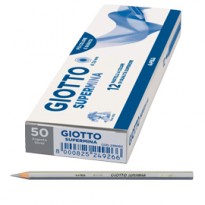 Pastello Giotto Supermina monocolore argento 50 23905000 - Conf da 12 pz.