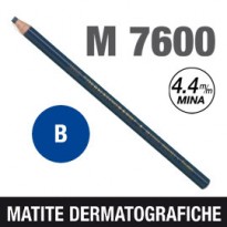 Matita dermotografica 7600 blu UNI MITSUBISHI M 7600 B - Conf da 12 pz.