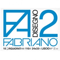 ALBUM P.M. FABRIANO2 (24X33CM) 10FG 110GR LISCIO SQUADRATO 04204205 - Conf da 10 pz.