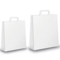 SCATOLA 350 SHOPPERS 22X10X29CM BIANCO NEUTRO PIATTINA 001673