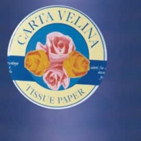 BUSTA 26fogli 50x70cm CARTA VELINA 20gr BLU Rex Sadoch KV106462