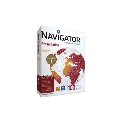 CARTA NAVIGATOR presentation A4 100GR 500FG 210X297MM 02 A4 100 NAV - Conf da 5 pz.