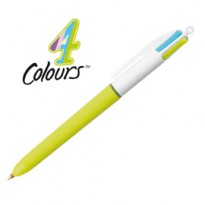 Scatola 12 penna sfera scatto 4 COLOURS FUN 1,0mm BIC 982870