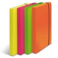 CARTELLA PROGETTO D.3cm CON ELASTICO COLORI FLUO SHOCKING FILE 1028101 - Conf da 4 pz.