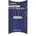 SET 3 REFILL ROLLER HI-TECPOINT V5-V7 RICARICABILE BLU BEGREEN PILOT 040336