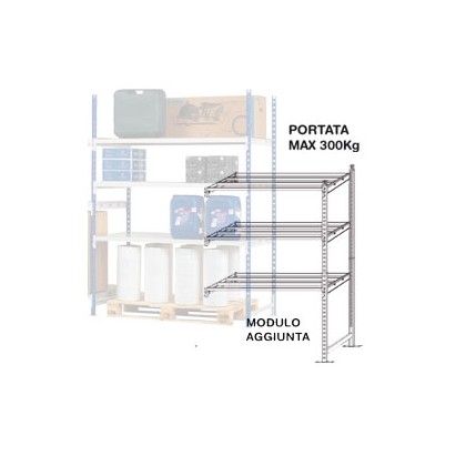 KIT AGGIUNTA SCAFFALE IN METALLO K603161