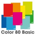 MAXIQUADERNO A4 80gr 40fg+1 commerciale COLOR 80 BASIC BM 0111064 - Conf da 10 pz.