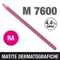 Matita dermotografica 7600 rosa UNI MITSUBISHI M 7600 RA - Conf da 12 pz.